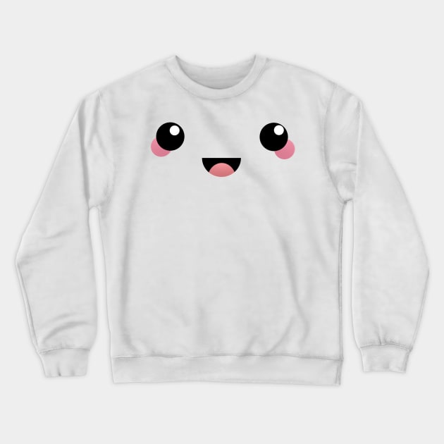 Kawaii Faces Crewneck Sweatshirt by midnight11222